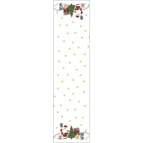 TABLE RUNNER PANEL - IN THE SANTA CLAUS FOREST  - sewing set