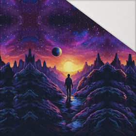 NEON GALAXY WZ.5 - panel (60cm x 50cm) Hydrophobic brushed knit