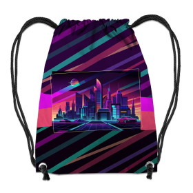 NEON GALAXY WZ.7 - panel (60cm x 50cm) Hydrophobic brushed knit