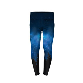 GIRLS THERMO LEGGINGS (DORA) - NIGHT SKY - sewing set