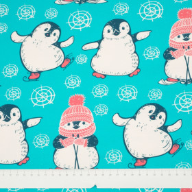 WINTER PENGUINS - looped knit SP250