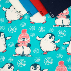 WINTER PENGUINS - looped knit SP250