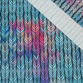 BRAID / rainbow - Waterproof woven fabric