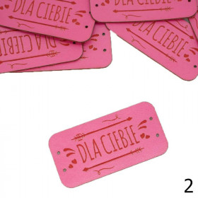 Label „DLA CIEBIE'' 2,5x5cm / Choice of colors