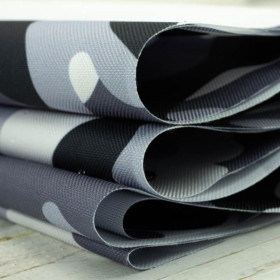CAMOUFLAGE GREY - Waterproof woven fabric