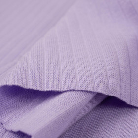 VIOLET - Thin ribbed knit