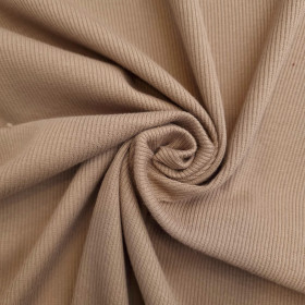 Ribbed knit fabric - CAMEL (D-212) 