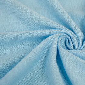 D-75 LIGHT BLUE - T-shirt knit fabric 100% cotton T140