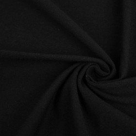D-16 BLACK - T-shirt knit fabric 100% cotton T170
