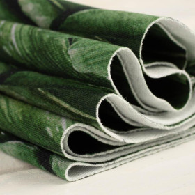 BANANA LEAVES pat. 4 (JUNGLE) - looped knit fabric