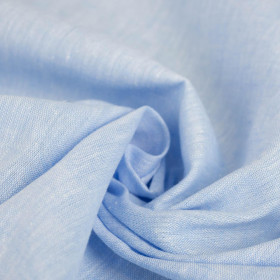 BABY BLUE - LINEN WITH COTTON