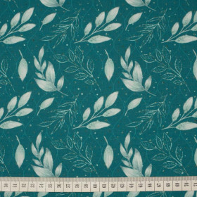 LEAVES pat. 8 - single jersey with elastane