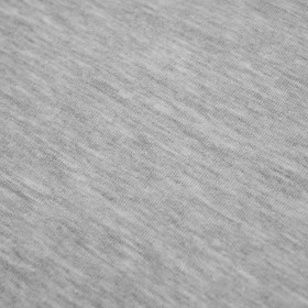 COUPON - M-01 MELANGE LIGHT GREY - looped knitwear with elastan
