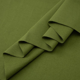 B-04 OLIVE GREEN - looped knitwear with elastan