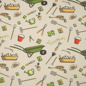 GARDENER PAT. 1 (HOBBIES AND JOBS) - looped knit fabric