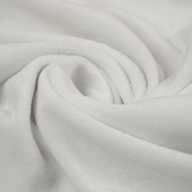 WHITE - cotton velour