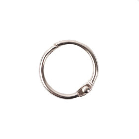 Openable metal ring 20mm - silver