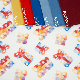 Christmas presents (CHRISTMAS REINDEERS) - organic looped knit fabric