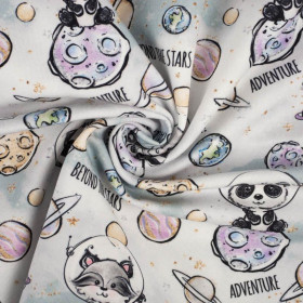 SPACE CUTIES pat. 12 (CUTIES IN THE SPACE) - looped knit fabric