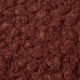 BRICK - Coat fabric with Boucle look