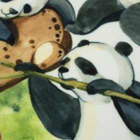 PANDAS ON BAMBOO - softshell