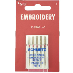 Embroidery Needles 5 pcs set - 75