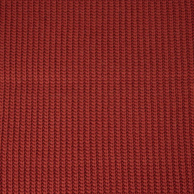RED - Cotton sweater knit fabric 505g