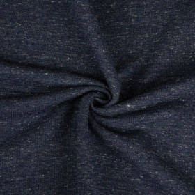 JEANS MELANGE - Hydrophobic cotton loop knit fabric 300g