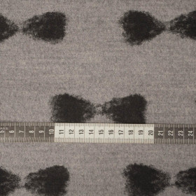 BOWS / grey - Duffle fleece