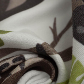 SLOTHS / mosteras (SLOTHS) / white - looped knit fabric