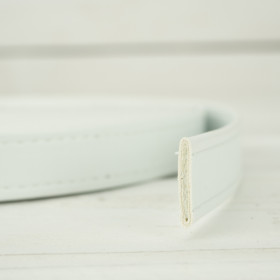 Leatherette strap 19 mm - white 