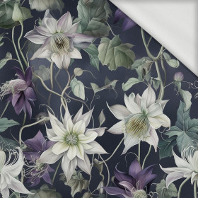 PASTEL FLOWERS WZ.6 - looped knit fabric