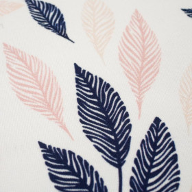 PASTEL LEAVES - looped knit 