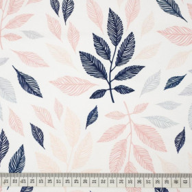 PASTEL LEAVES - looped knit 