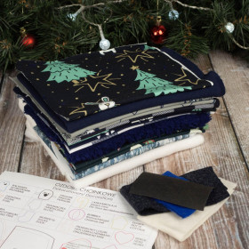 Winterbag + paper pattern for Christmas decorations 