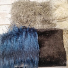 Bundle of Faux Fur Pieces PAT. 4