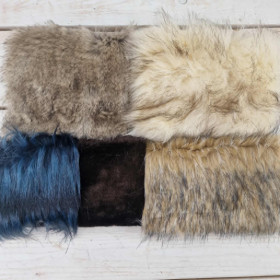 Bundle of Faux Fur Pieces PAT. 4