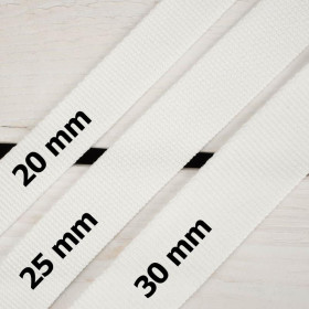 Sackcloth tape - MONSTERA pat. 4 / white / Choice of sizes