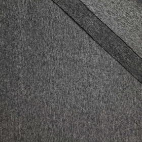 D-08 MELANGE GRAPHITE - Punto knitwear 
