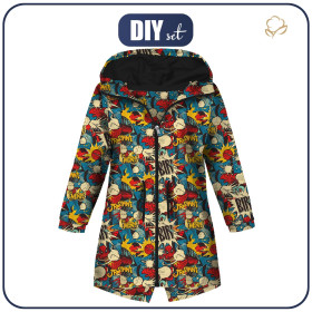 KIDS PARKA (ARIEL) -  RETRO COMICS wz.1 - sewing set