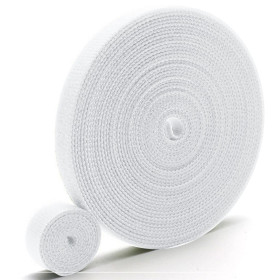 Nylon Velcro Hoop Tape 20 mm - WHITE