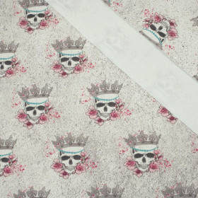 SKULL QUEEN - single jersey with elastane TE210
