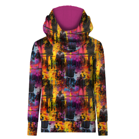 HYDROPHOBIC HOODIE UNISEX - STREET GRAFFIT WZ.2 - sewing set