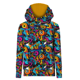 HYDROPHOBIC HOODIE UNISEX - STREET GRAFFIT WZ.5 - sewing set