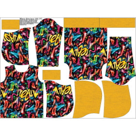 KID'S HOODIE (ALEX) -  STREET GRAFFITI WZ.7 - sewing set