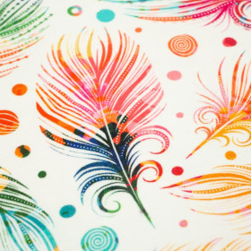 RAINBOW FEATHERS - Viskose-Jersey WE210