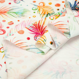RAINBOW FEATHERS - Viskose-Jersey WE210