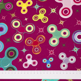 SPINNERS / fuchsia - single jersey with elastane TE210