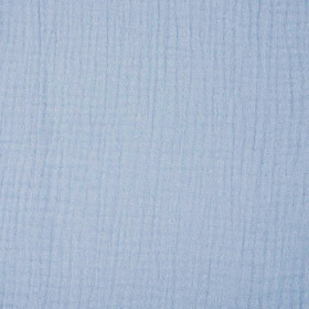 LIGHT BLUE - Cotton muslin