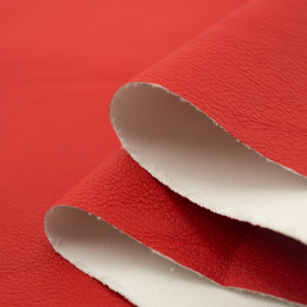 RED - crash imitation leather